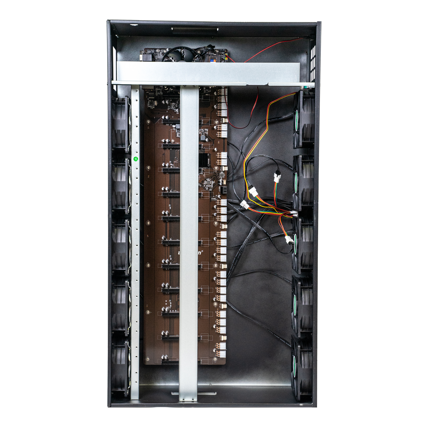 LianLi КОРПУС ДЛЯ МАЙНИНГА НА 12 GPU. ВНИМАНИЕ! Б/У!