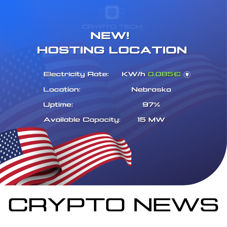 New hosting location in the USA – Nebraska!